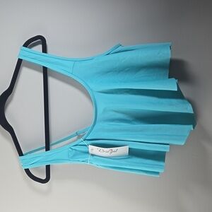 Rosegal 2 piece Bathing Suit Teal & Striped